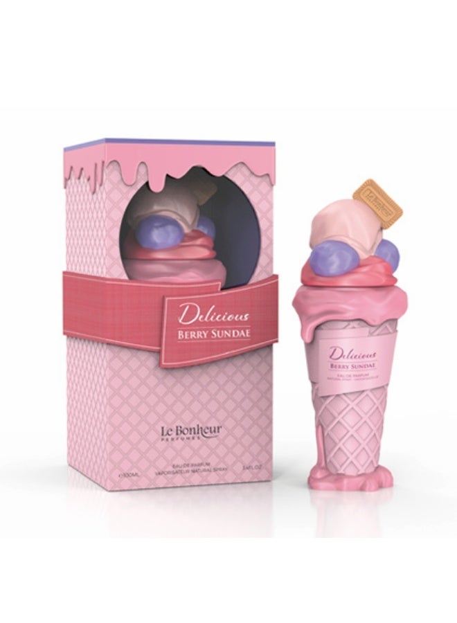 عطور لابونير عطر ديليشس بيري صنداي من الماس للعطور للجنسين 100 مل - أو دو بارفيوم بتركيز قوي وثبات ملكي يدوم طويلاً برائحة التوت المشكل، المارشميلو الهش، الكريمة، والفانيليا - Image 1