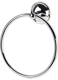 Saray Banyo Saray Chrome Circle Towel Holder Soft