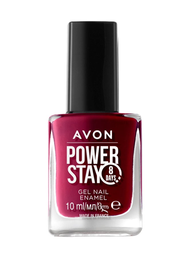 AVON Power Stay Gel Nail Enamel - Stay Put Sangria 10ml - Image 1