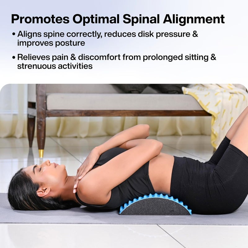 FOverA جهاز تمديد الظهر الجلدي لعلاج آلام الظهر العلوية والسفلية، دعم القطنية، عرق النسا، تضيق العمود الفقري، تصحيح الوضعية، تمارين الظهر، كراكر الظهر - Image 5