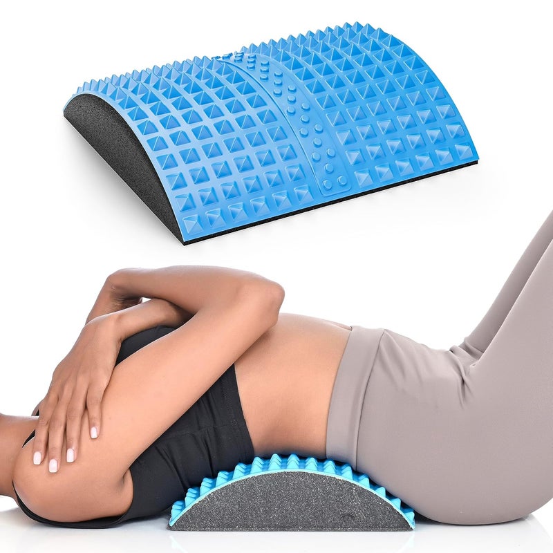 FOverA جهاز تمديد الظهر الجلدي لعلاج آلام الظهر العلوية والسفلية، دعم القطنية، عرق النسا، تضيق العمود الفقري، تصحيح الوضعية، تمارين الظهر، كراكر الظهر - Image 1