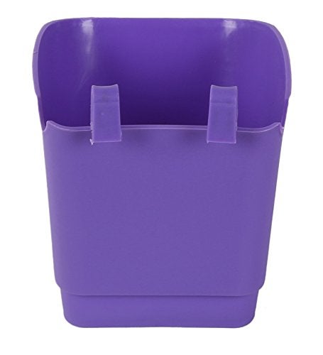 CAPPL UV Stabilized Vertical Garden - Wall Hanging Planter (5 Inch, Pack of 8, Violet) Use for Fences, Apartments, Balconies, courtyards, campuses, Communities and roof Gardens - Image 2