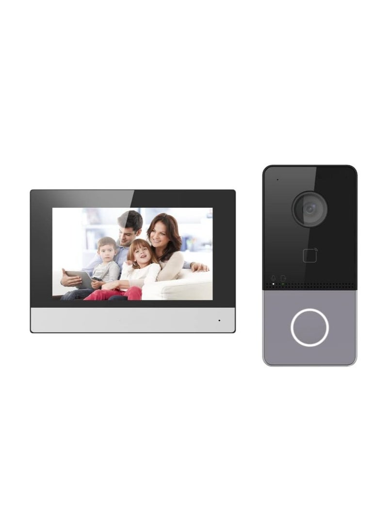 Generic - 7-Inch Smart Video Intercom System for Villa Door – Touchscreen Display with Wireless and PoE Support - Image 1