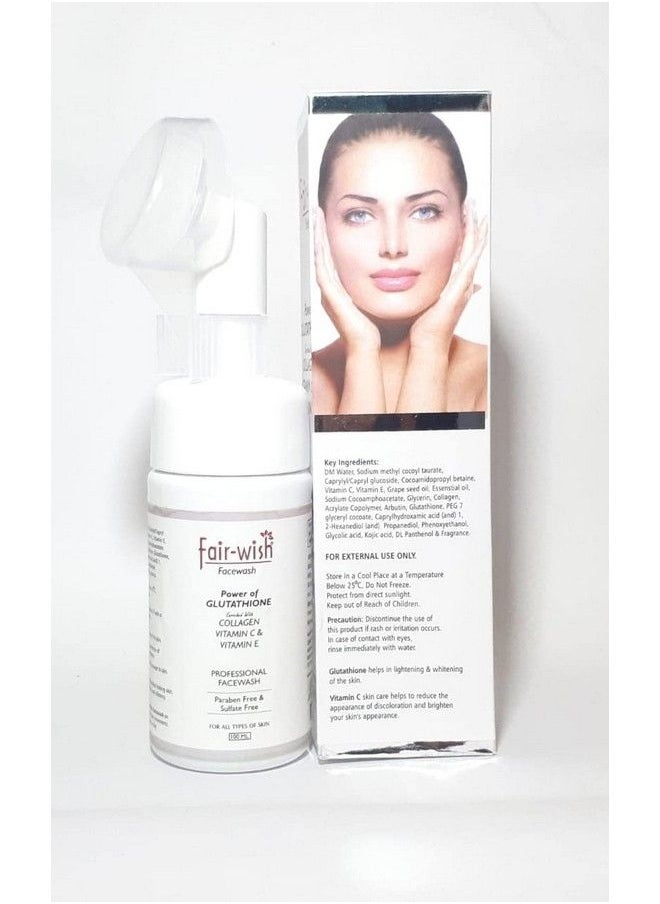Fair Wish - Foaming Face Wash With Power Of Glutathione Collagen & Vitamin C For Men & Women 100 Ml For Bright Glowing Skin Acne & Pimples. - Image 1