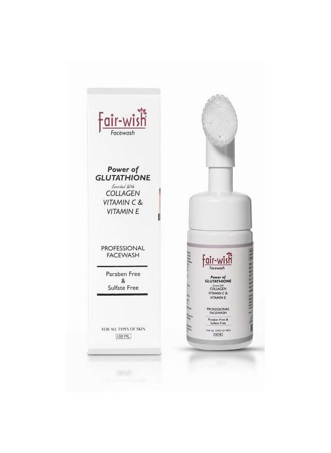 Fair Wish - Foaming Face Wash With Power Of Glutathione Collagen & Vitamin C For Men & Women 100 Ml For Bright Glowing Skin Acne & Pimples. - Image 1