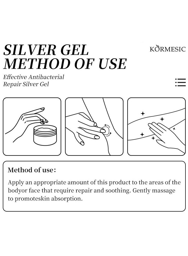 Kormesic Soothing Skin Repair Gel – Gentle Hydration & Care, 80g - Image 5