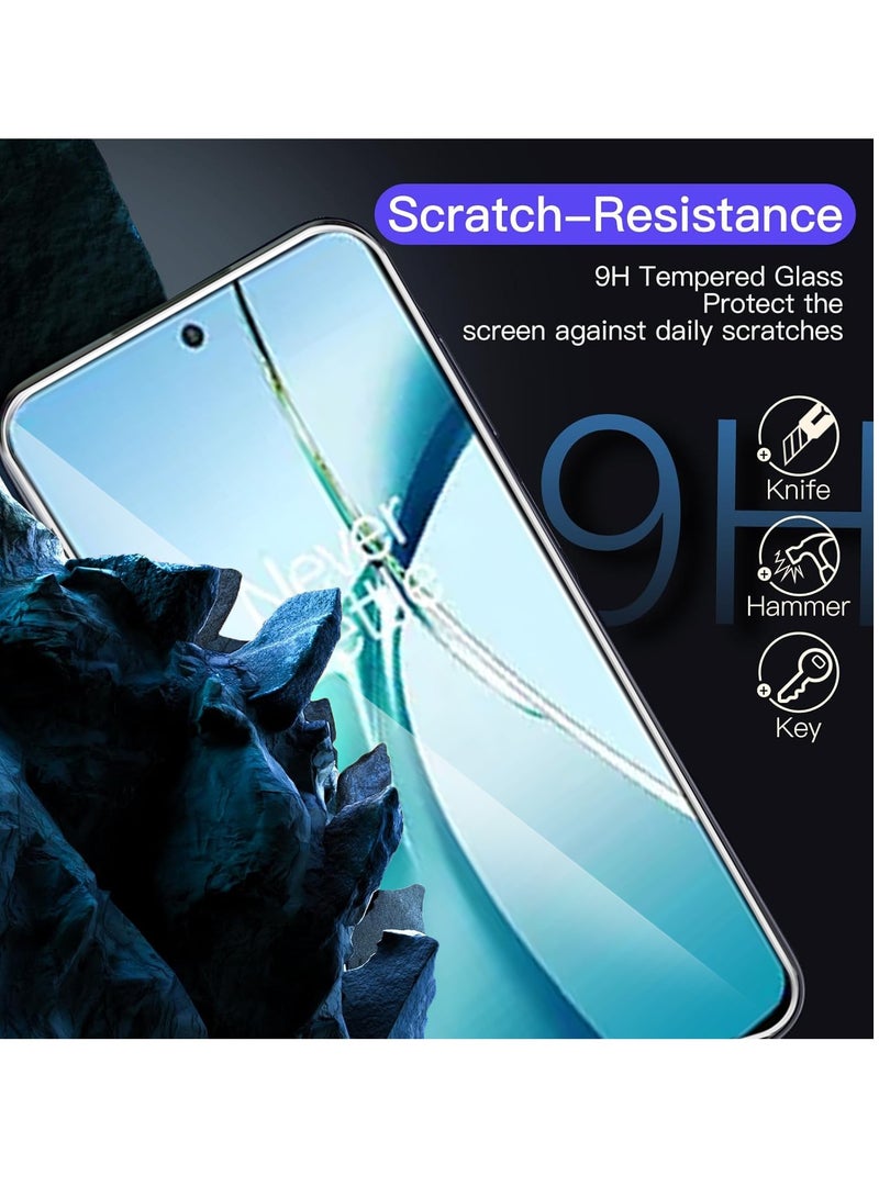 Techie عبوة 2 من حاجز الشاشة الزجاجي المقسى عالي الوضوح لهاتف OnePlus Nord CE4 5G 2024 - مضاد للانعكاس ومضاد للفوارق 9H صلابة 0.33 مم حواف مستديرة تركيب سهل - Image 3