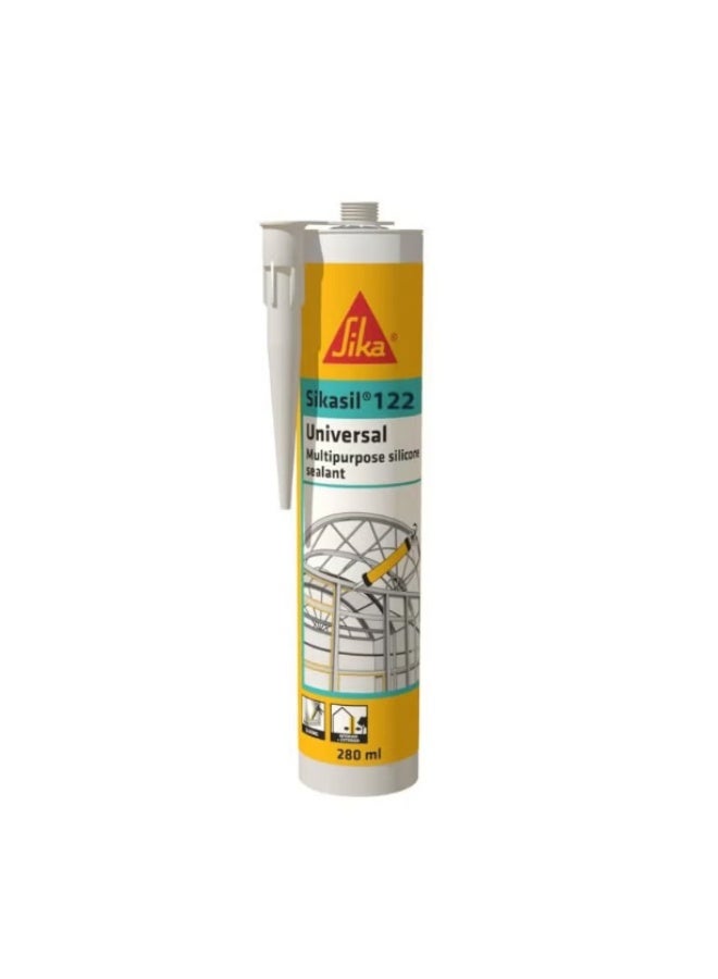 SIKA SIKASIL - 122 UNIVERSAL SILICON SEALANT WEATHER RESISTANT