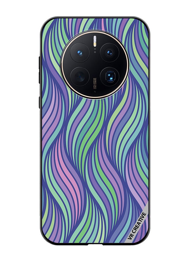 VR CREATIVE Protective Case Cover For Huawei Mate 50 Pro Strips Design Multicolour - Image 1