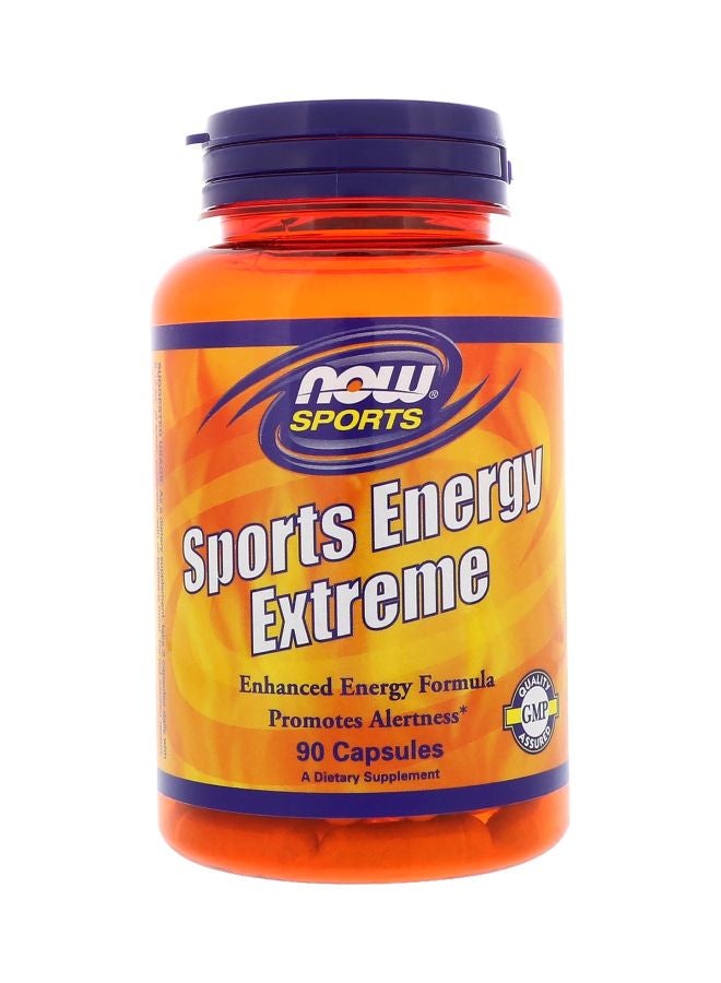 Now Foods Sports Energy Extreme Dietary Supplement - 90 Capsules - Image 1