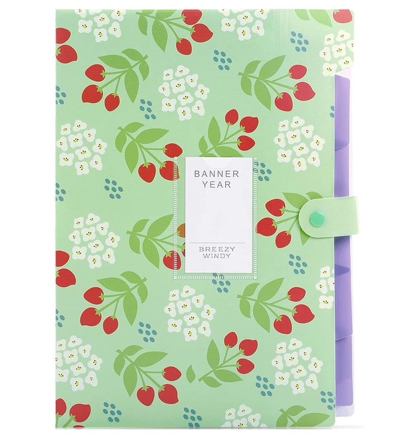 Corslet Certificate Expanding File Folders for Documents Large Size A4 Paper Holder Organizer School Office Home 1 Pc (Color as Per Availability) - Image 1