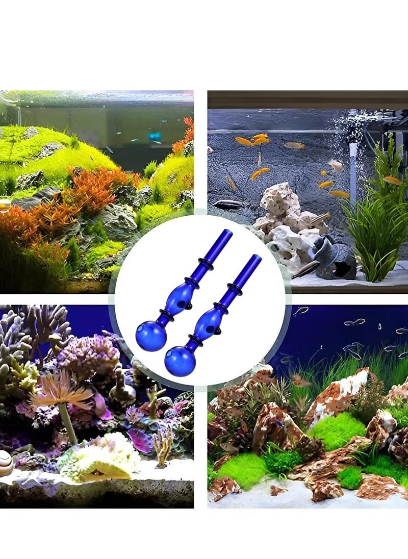 Beauenty 2Pcs Glass Mini inflow Pipe,Inflow Pipe Water Pump Aquarium FilterTubing  - Image 4