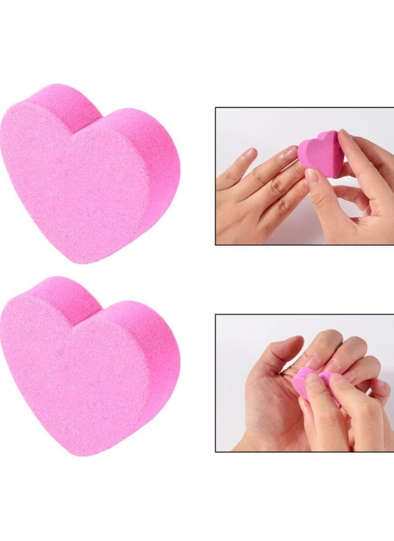 SYOSI - 40Pcs Nail Buffer Block Double Sided Disposable Nail File Strips Nail Sponge Nail Polish Sanding Buffer Strips Nail File Blocks Manicure Tools for Shaping and Smoothing Fingernails - Image 1