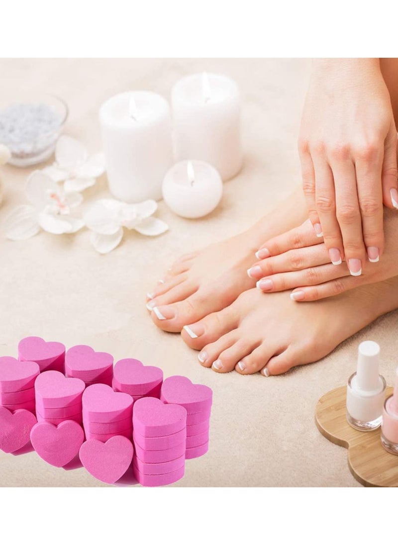 SYOSI - 40Pcs Nail Buffer Block Double Sided Disposable Nail File Strips Nail Sponge Nail Polish Sanding Buffer Strips Nail File Blocks Manicure Tools for Shaping and Smoothing Fingernails - Image 1