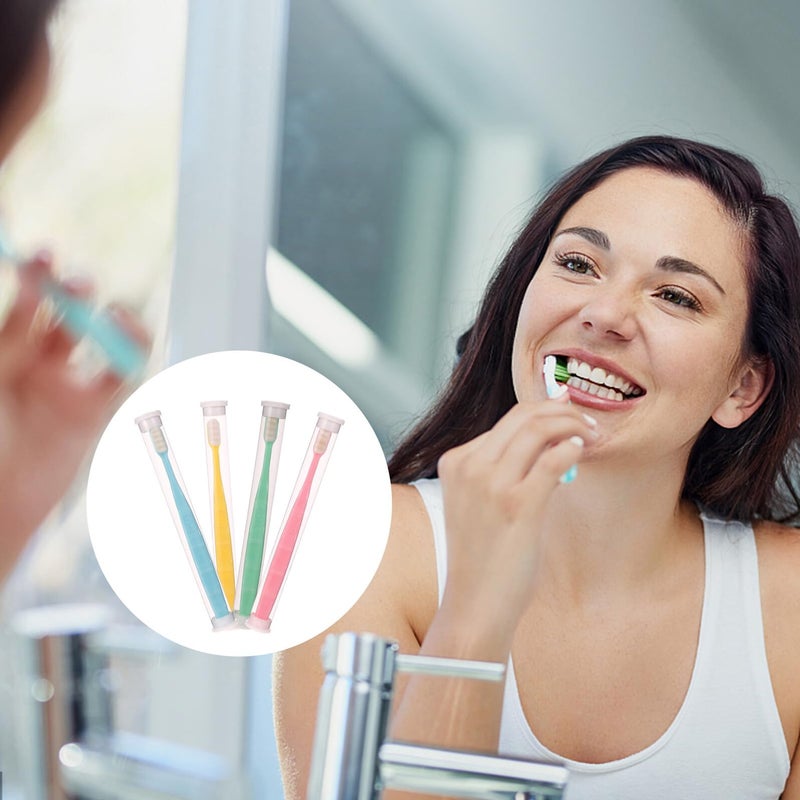4Pcs Ultra Soft Micro Nano Manual Toothbrush For Sensitive Teeth And Fragile Gums - Image 5