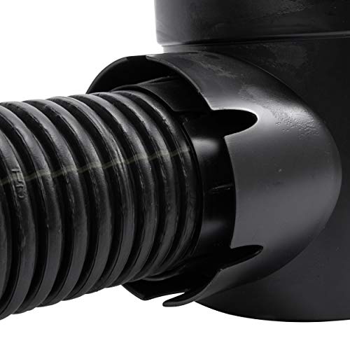 NDS 101* Round Spee-D Catch Basin Drain, 1 Outlet, Connects to 3-Inch and 4-Inch Drain Pipes, Manages Light Water Flows, 6-Inch, Plastic, Black - Image 5