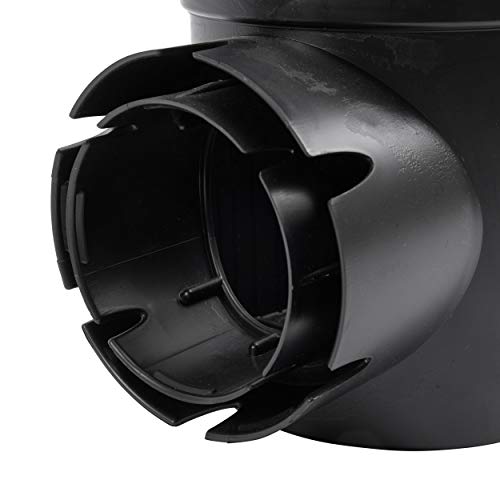 NDS 101* Round Spee-D Catch Basin Drain, 1 Outlet, Connects to 3-Inch and 4-Inch Drain Pipes, Manages Light Water Flows, 6-Inch, Plastic, Black - Image 4