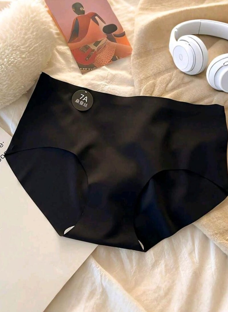 شي إن 3 قطع/عبوة سراويل داخلية نسائية الخصر بدون درزات عالية الجودة قابلة للتنفس - Image 4