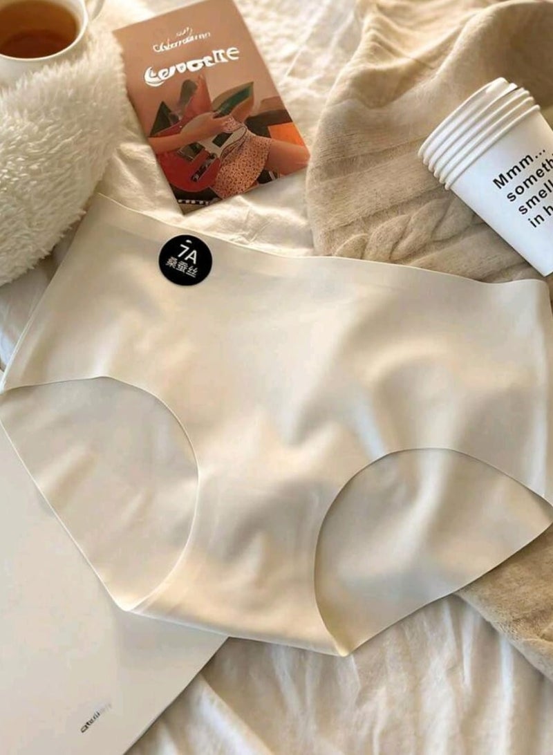 شي إن 3 قطع/عبوة سراويل داخلية نسائية الخصر بدون درزات عالية الجودة قابلة للتنفس - Image 5