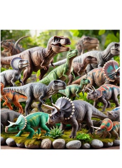 Rally Realistic Dinosaur Animal Figures Playset for Kids  - Image 3