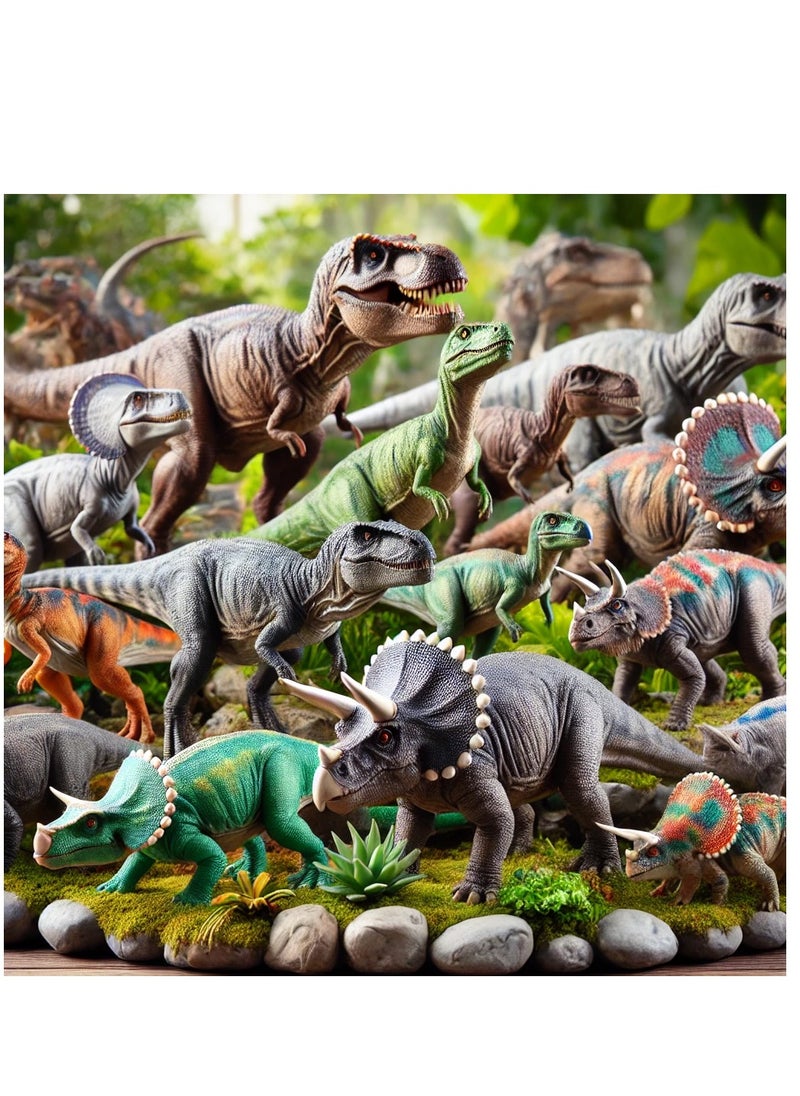Rally - Realistic Dinosaur Animal Figures Playset for Kids - Image 1