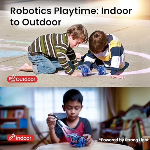 Sillbird Solar Robot Building Kit STEM Gift for Boys Aged 8-12, 12-in-1 DIY Science Educational Robotic Toys for Kids Teens Birthday, Powered by The Sun with 190 Pieces - Image 4