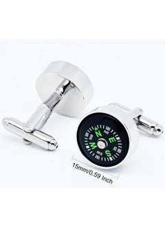 Actural Working Compass Cufflinks For Men In Gift Case Round Funny Men'S Cufflinks Jewelry For Wedding Party Business Birthday Anniversary Dress - pzsku/ZF2743061B6082DCF756DZ/45/_/1735816686/58590080-baa6-4fc5-8819-42e1108ec9a8