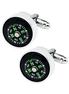 Actural Working Compass Cufflinks For Men In Gift Case Round Funny Men'S Cufflinks Jewelry For Wedding Party Business Birthday Anniversary Dress - pzsku/ZF2743061B6082DCF756DZ/45/_/1735816779/1c27a10d-ffe1-4e46-bb31-543078d983f0