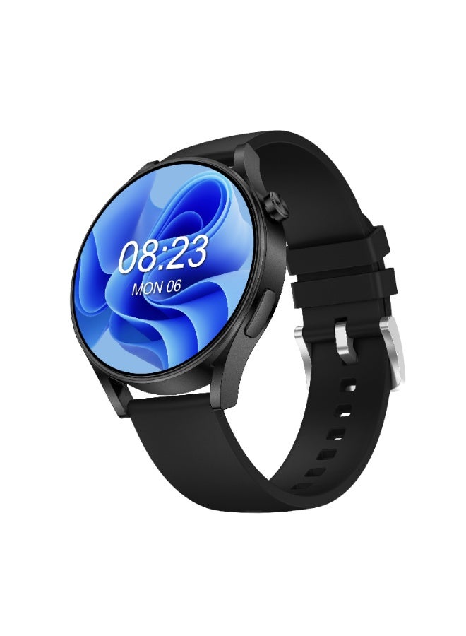 Trytoo Unisex Smart Watch with Bluetooth Calling, 1.85” Full-Color Round Screen, Sports Modes, Activity & Health Tracking