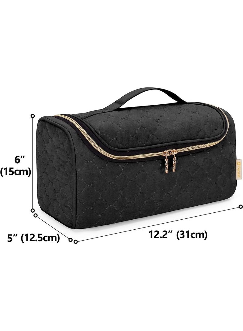 Travel Case for Dyson Airwrap Complete Styler and Attachments, Portable Storage Bag with Hanging Hook, Lightweight and Soft, Multiple Pockets, for Hair Curler Accessories, Black - Image 2