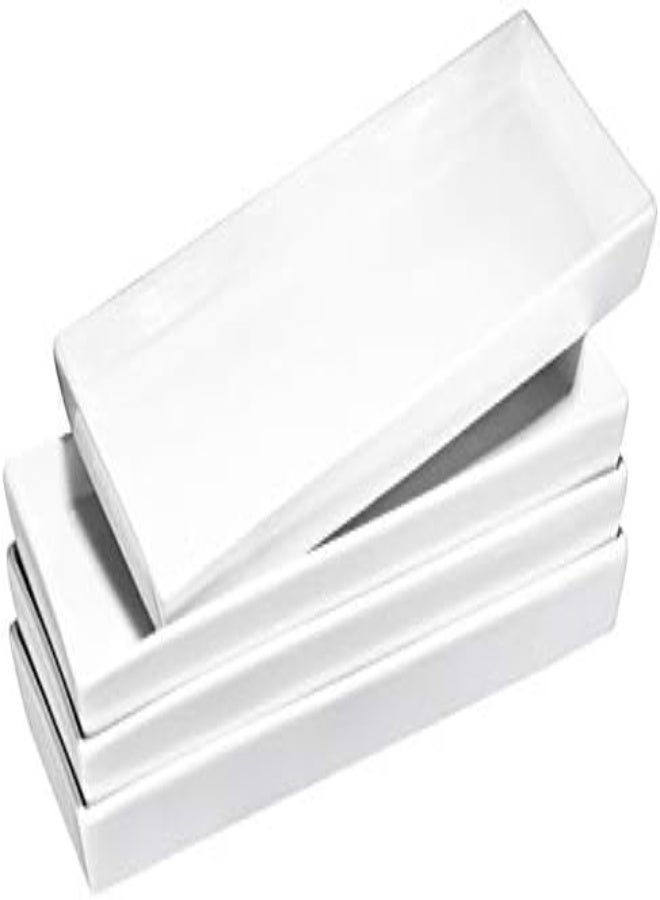 AKDC Bruntmor Ceramic 14” X 6” Platter Trays – High-Grade Ceramic, Safe For Dishwasher, Microwave, And Freezer, Serving Dish Plate Tray Set Of 4 - Image 4