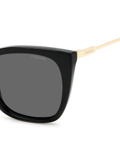 Polaroid Women's UV Protection Cat Eye Sunglasses - Pld 4144/S/X Black 52 - Lens Size: 52 Mm  - Image 5