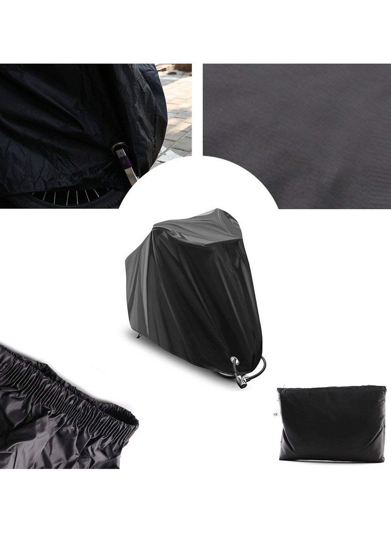 Bike Cover Outdoor Waterproof Bicycle Covers Rain Sun UV Dust Wind Proof with Lock Hole for Mountain Road Electric Bike XL - Image 3