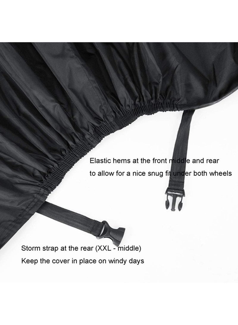 Bike Cover Outdoor Waterproof Bicycle Covers Rain Sun UV Dust Wind Proof with Lock Hole for Mountain Road Electric Bike XL - Image 4