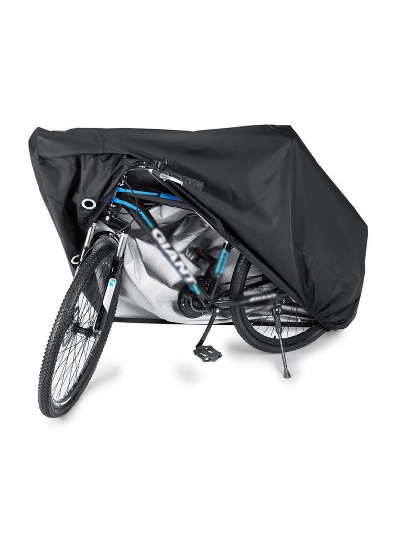 Bike Cover Outdoor Waterproof Bicycle Covers Rain Sun UV Dust Wind Proof with Lock Hole for Mountain Road Electric Bike XL - Image 1