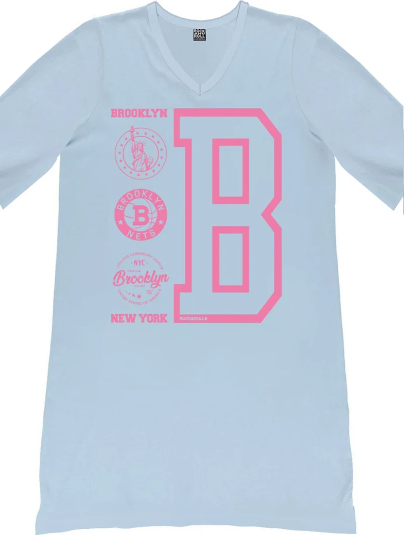 روك اند رول T-Shirt Mini Dress