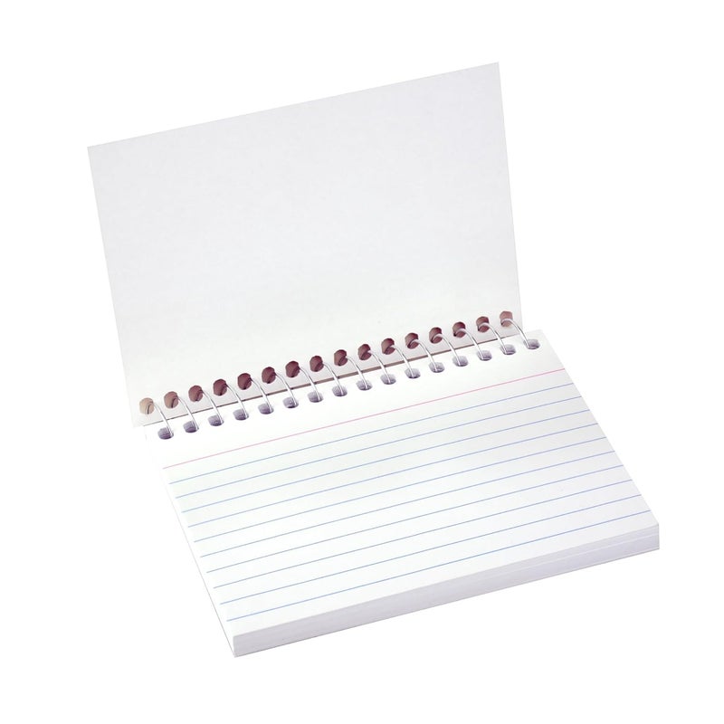 C-Line دفتر ملاحظات ببطاقة فهرس ملزمة بحجم 4” × 6”، مخطط، 50/عبوة (48909) - Image 2
