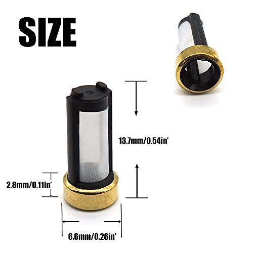 HiSport Fuel Injector Seal Kits Filter Baskets Universal Repair Set CF107 50 Set - Image 3