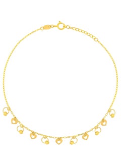 BAFLEH JEWELLERY A Bracelet That Speaks Love – 21K Gold Heart Charm  - Image 1