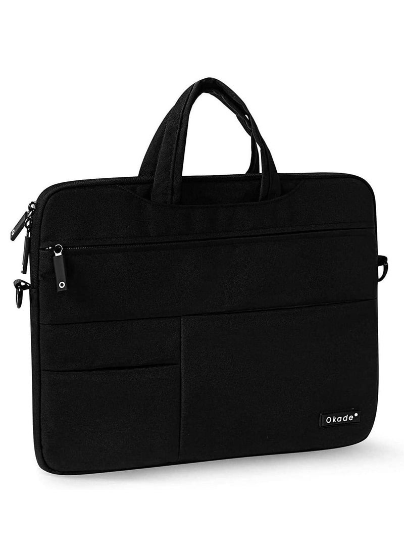 Okade Arabic Okade MacBook Pro 16 Inch Case A2485 /2021 2022 Release Protective Snap On Hard Shell Cover for MacBook Pro 16" M1 Pro M1 Max Chip with Touch ID Black - Image 2