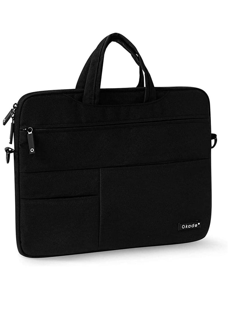 Okade Arabic Okade MacBook Pro 16 Inch Case A2485 /2021 2022 Release Protective Snap On Hard Shell Cover for MacBook Pro 16" M1 Pro M1 Max Chip with Touch ID Black - Image 1