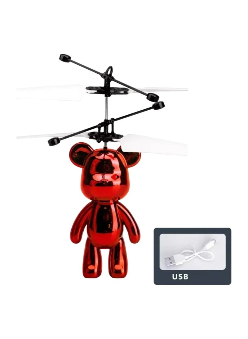Flying Bear Hand Sensor Toy – Rechargeable Induction Flying Toy with LED Lights, Infrared Motion Sensor, Safe for Kids  - Image 1