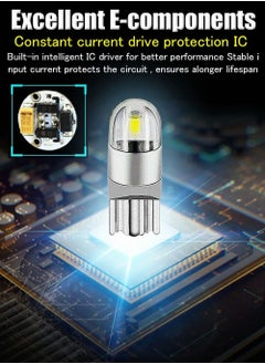 SYOSI 194 LED Bulbs 6000K White, 6000K 68 2825 W5W T10 Wedge COB LED Replacement Bulbs, Super Brightness, for License Plate Lights  - Image 5