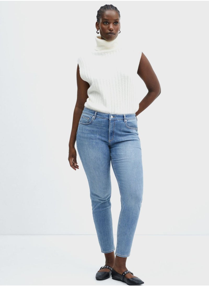 MANGO - High Waist Jeans - Image 1
