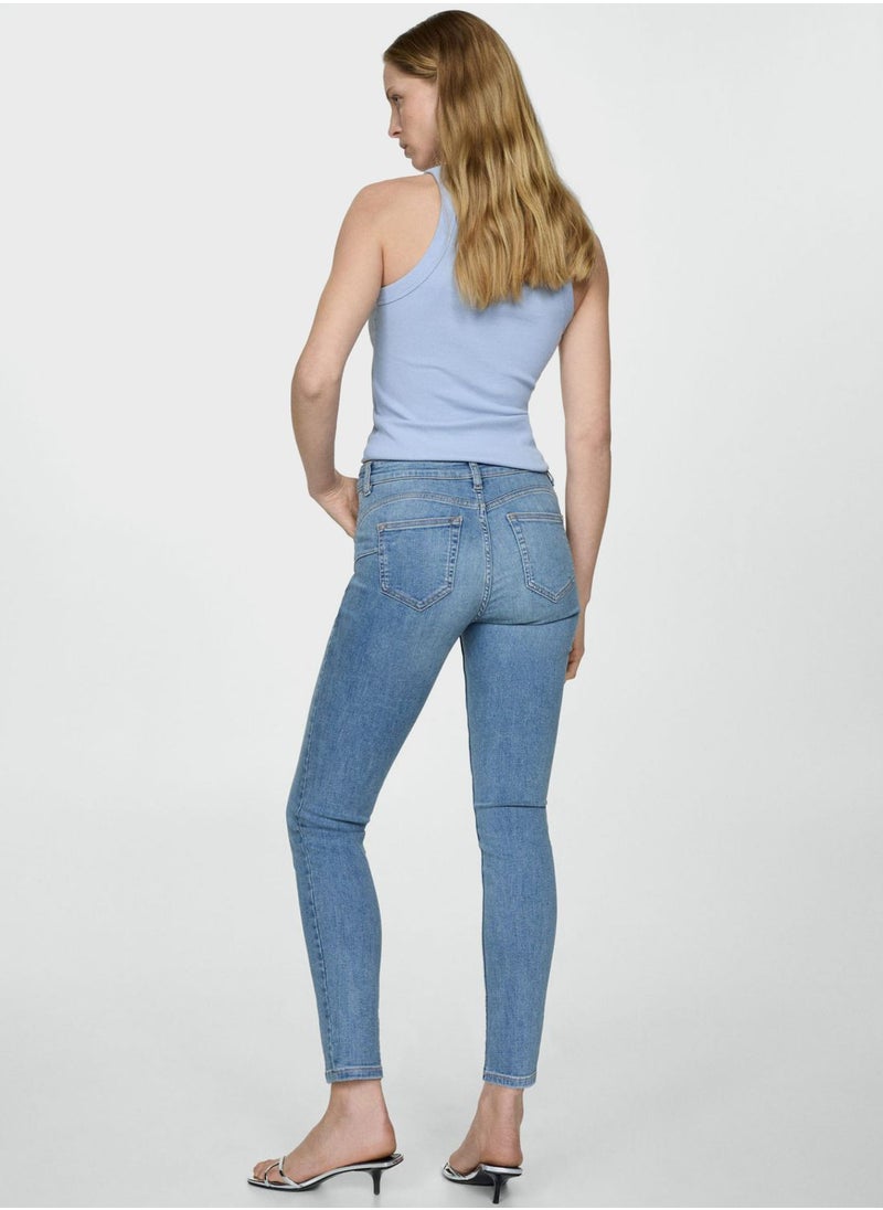 MANGO - High Waist Jeans - Image 1