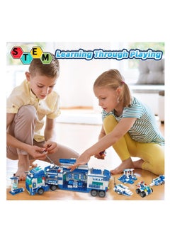 KASTWAVE STEM Building Toys for Boys Age 8-12, Erector Set Building Blocks for 6-8 Year Old Boys, Educational Build a Robot Truck Kit Compatible with Major Brands for 6 7 8 9 10 12 yl (700Pcs 51 modles)  - Image 3