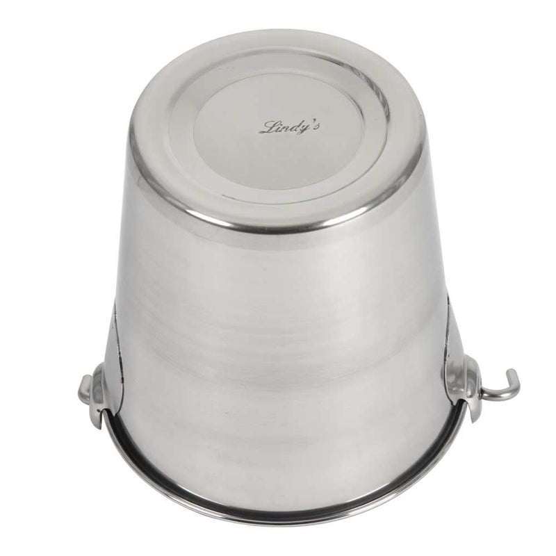 Lindy's 2-Quart Stainless Steel Bucket, Durable Seamless Bucket for Many Home Tasks, Carry Water or Milk, Fill with Food, Use as a Flower Pot, Cleaning Bucket, Table Centerpiece and Much More - Image 3