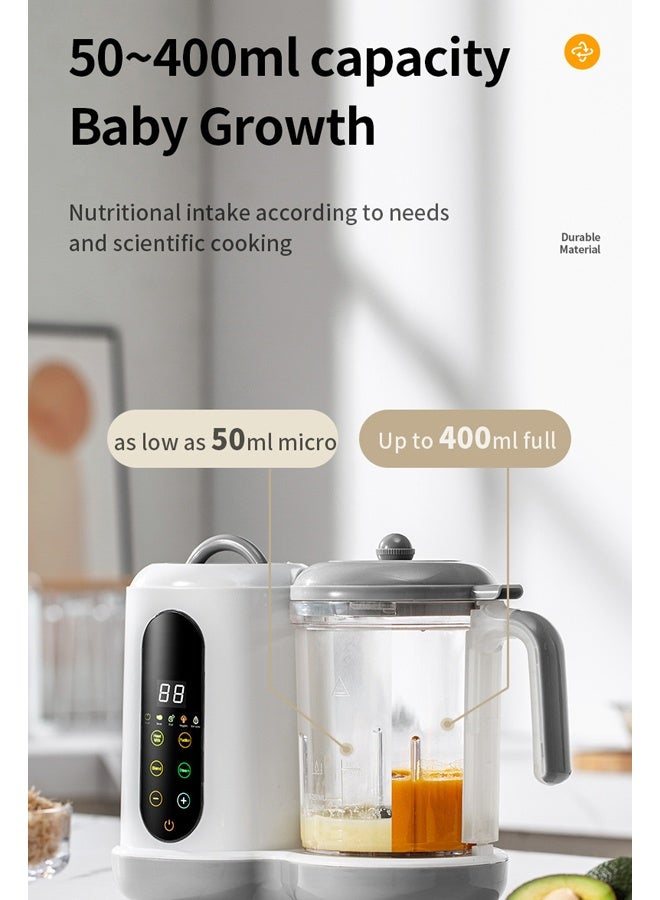 Arabest Baby Food Maker 5 in 1 Baby Food Processor Smart Control Multifunctional Steamer Grinder with Steam Pot Auto Cooking Grinding Baby Food Warmer Mills Machine - Image 5