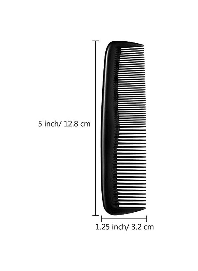 Pocket Combs Hair Care Pack Of 15 Combs Unbreakable Black One Size - Image 5