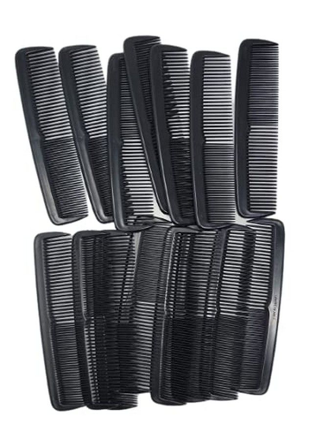 Pocket Combs Hair Care Pack Of 15 Combs Unbreakable Black One Size - Image 2